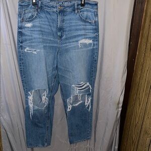 American Eagle Outfitters Distressed Mom Jeans
